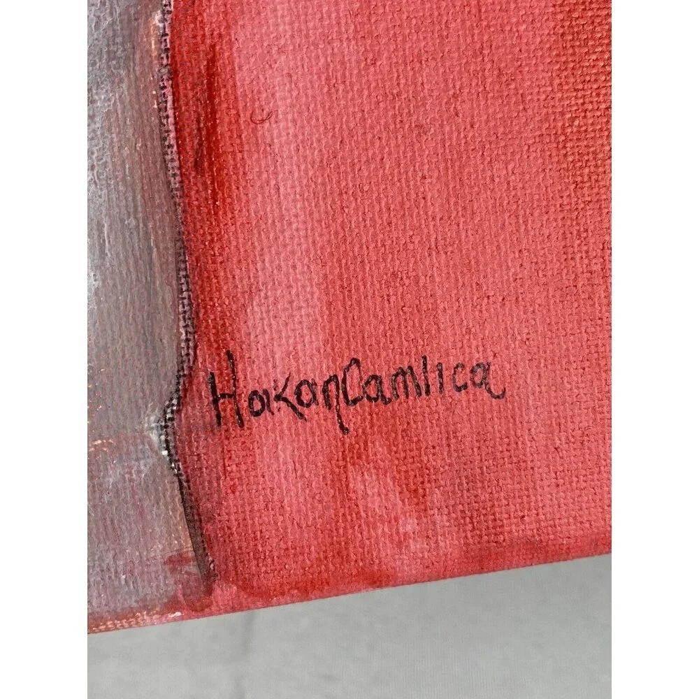 Original Acrylic on Canvas Nude Art, “Big & Beautiful” Signed Camlica 8” X 10” - Picture 4 of 7